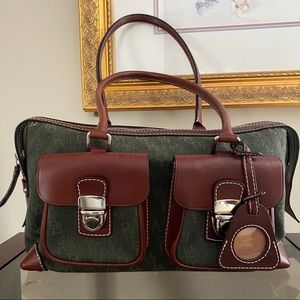 Dooney & Bourke Signature Double Pocket Satchel
